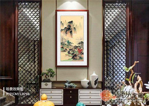 新中式客厅装饰画分享，这才是真正的豪宅范！